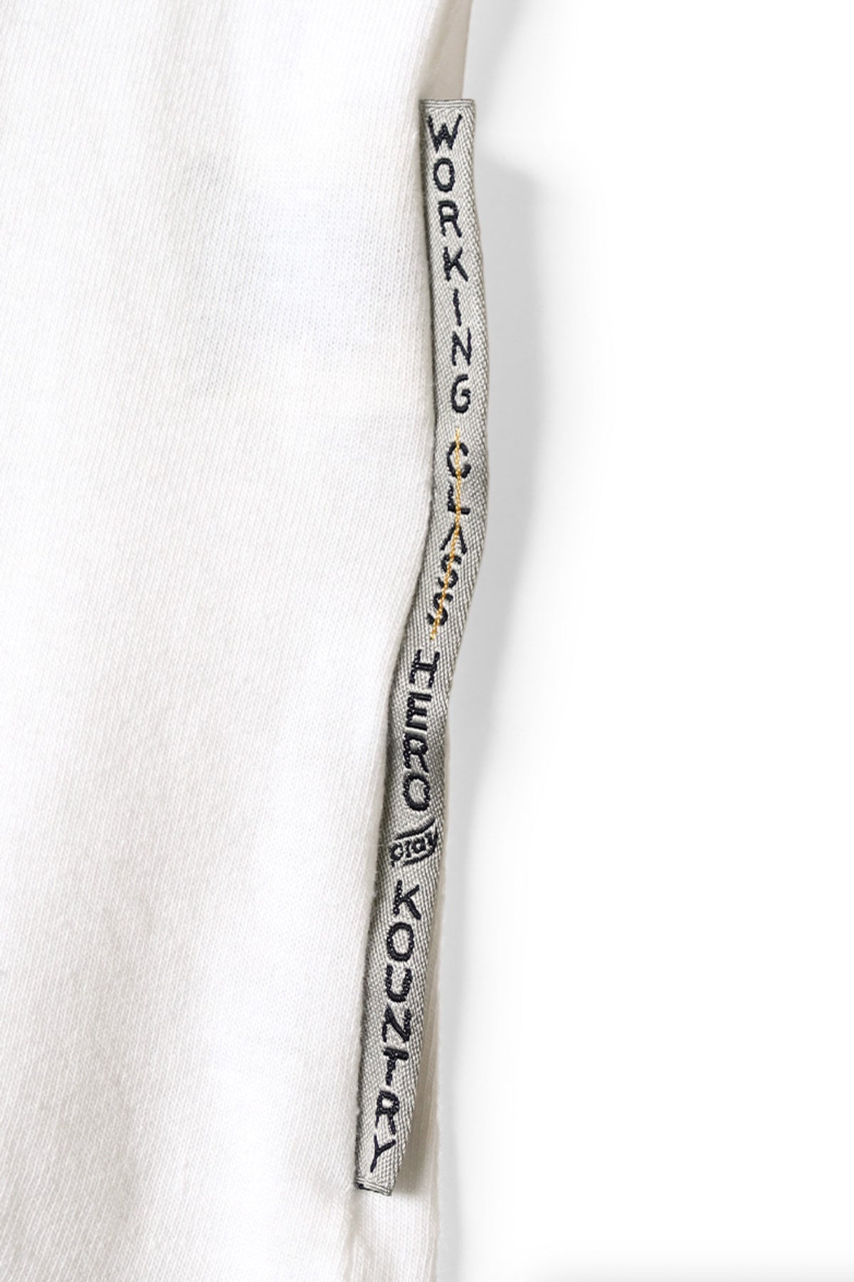 Kapital - 20/-Jersey RINGER T (LIFE KAPRICCIO ROAD SIGN PAINTER) - White - Canoe Club