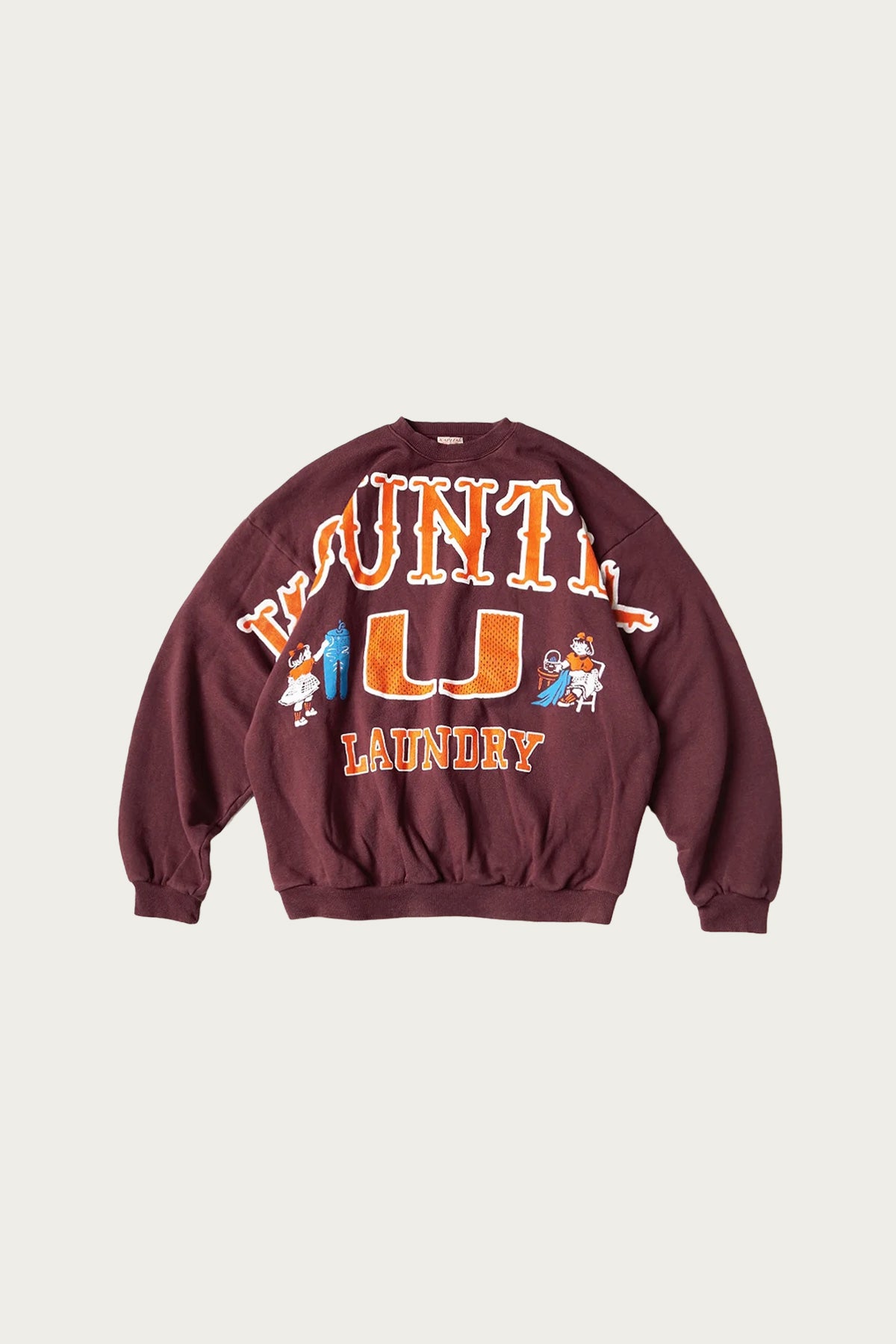 Kapital - 30/-SWT Knit BIG SWT (BIG KOUNTRY) - Burgundy - Canoe Club