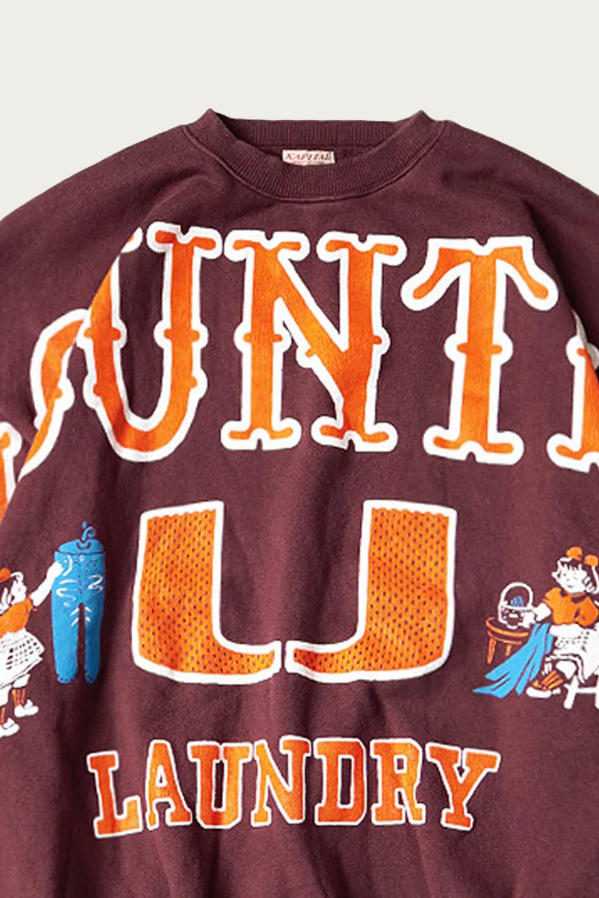 Kapital - 30/-SWT Knit BIG SWT (BIG KOUNTRY) - Burgundy - Canoe Club