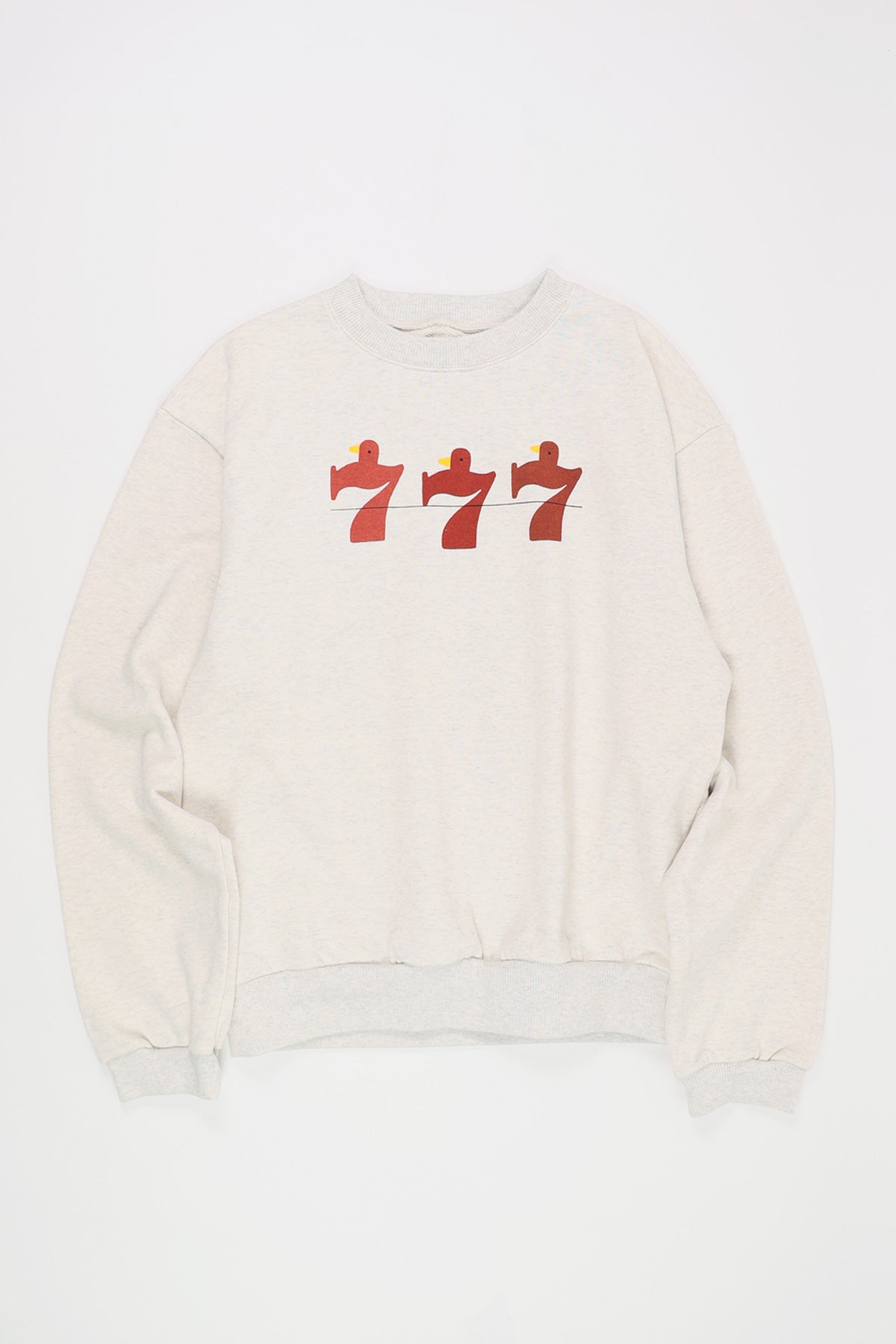 Kapital - 30/-SWTKnit Crew SWT(LUCKY BATTERY BIRD) - Natural - Canoe Club