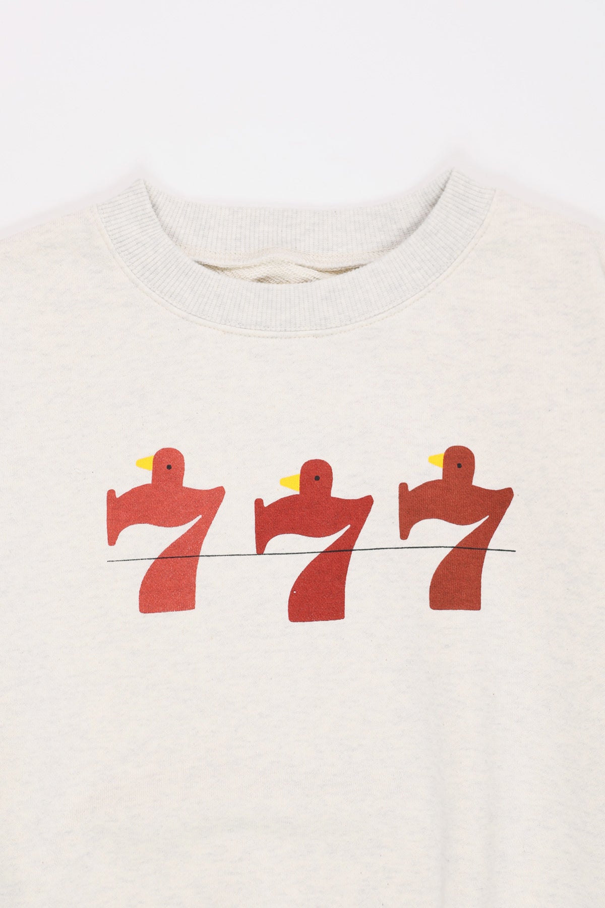 Kapital - 30/-SWTKnit Crew SWT(LUCKY BATTERY BIRD) - Natural - Canoe Club