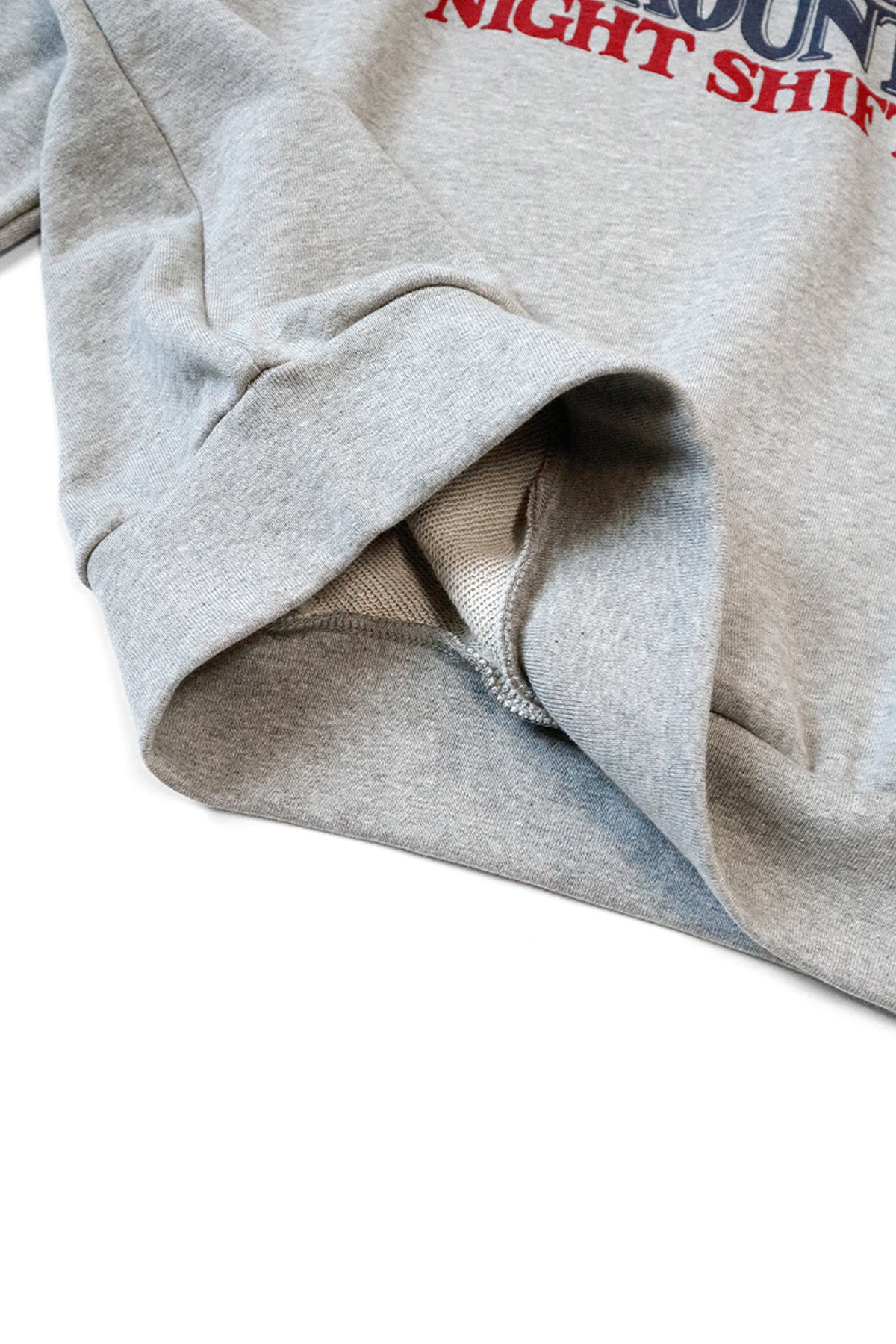 Kapital - 30/-SWT Knit Crew SWT(NIGHT SHIFT PROFILE RAINBOWY) - Grey - Canoe Club