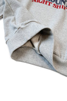 Kapital - 30/-SWT Knit Crew SWT(NIGHT SHIFT PROFILE RAINBOWY) - Grey - Canoe Club