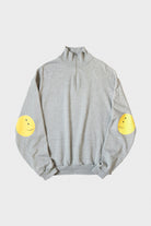 Kapital - 30/- SWT Knit Half ZIP SWT(PROFILE RAINBOWY) - Gray - Canoe Club