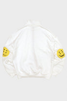 Kapital - 30/- SWT Knit Half ZIP SWT(PROFILE RAINBOWY) - White - Canoe Club