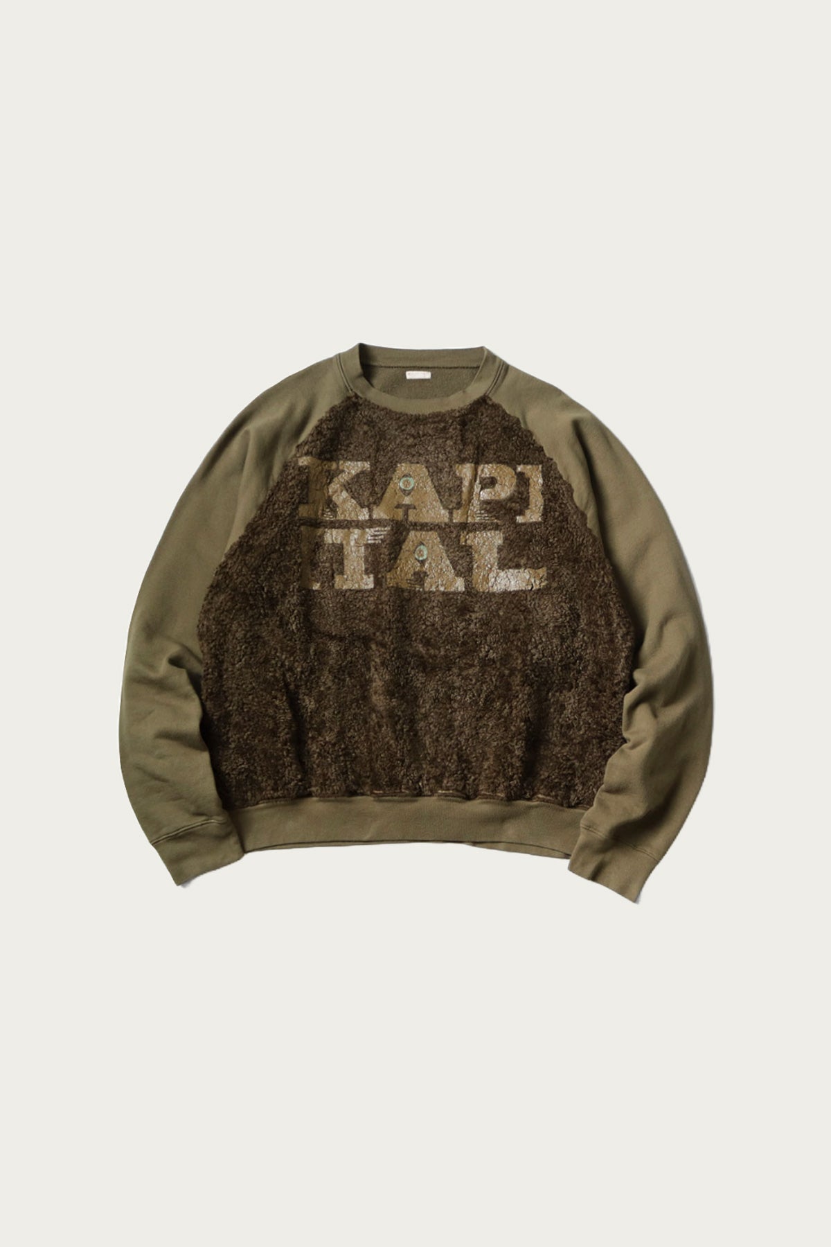 Kapital - 30/-SWTxFur GRIZZLY SWT (SPEAKEASY KAPITAL) - Khaki - Canoe Club