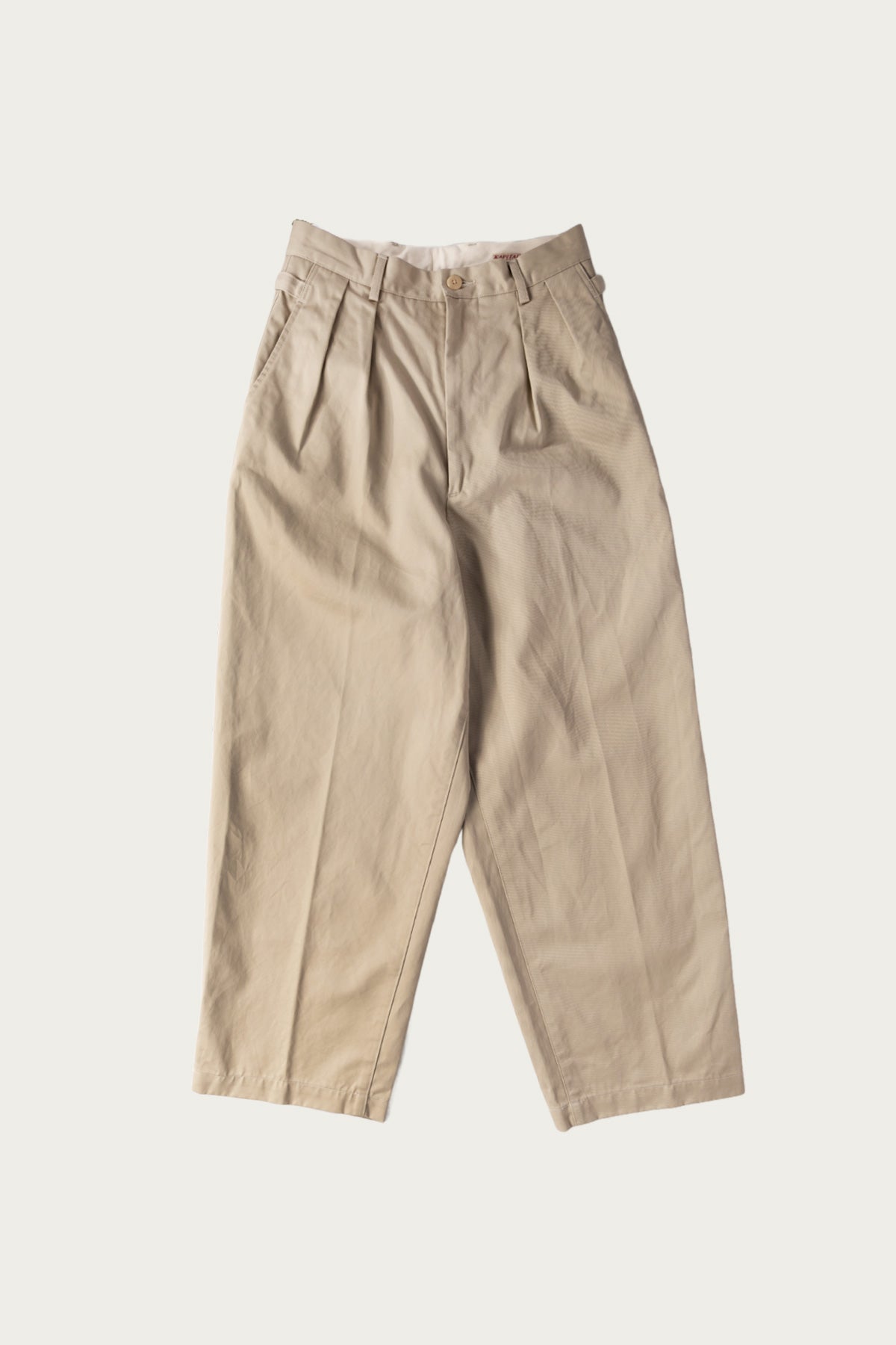 Kapital - 36/2 Westpoint Chino ZOOT Trouser(Mens) - Beige - Canoe Club