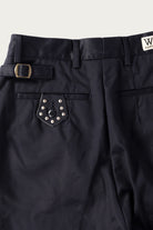 Kapital - 36/2 Westpoint Chino ZOOT Trouser(Mens) - Navy - Canoe Club