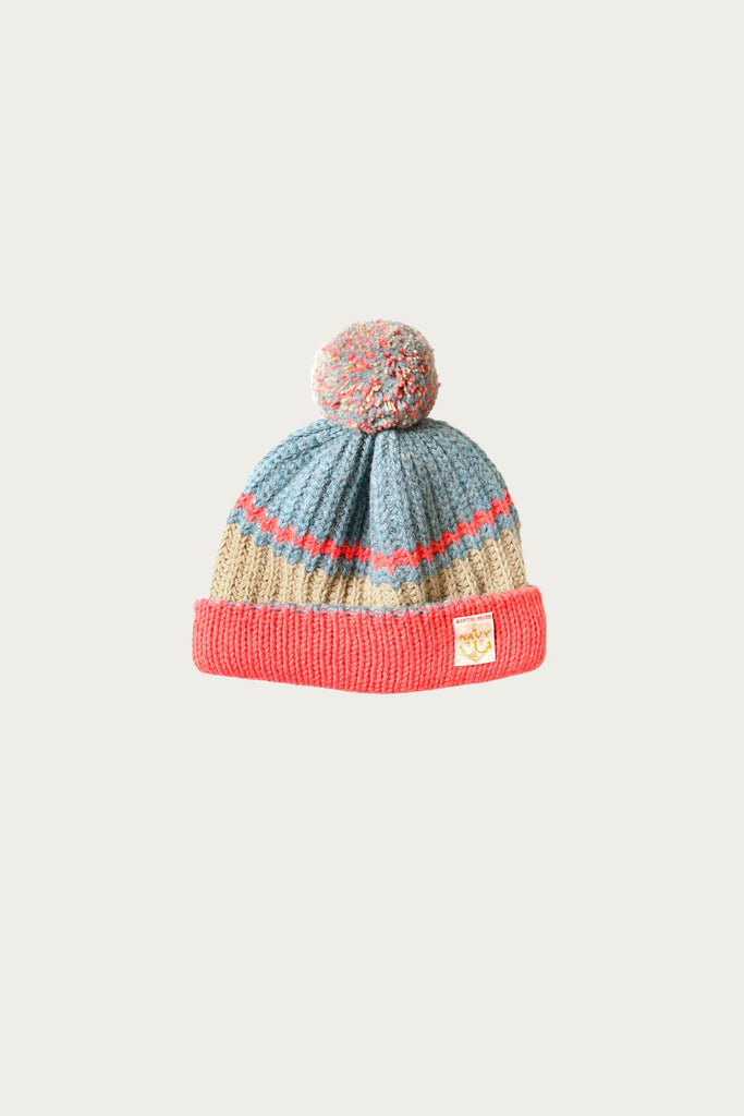 Kapital - 3G Wool Cable Knit Cap - Flash Pink - Canoe Club