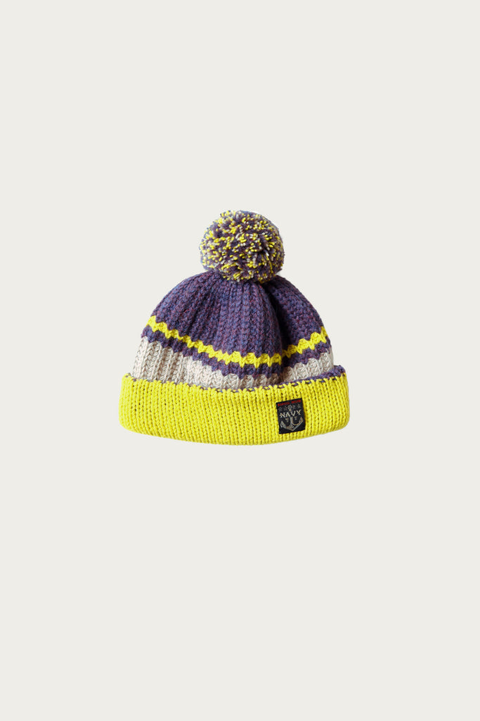 Kapital - 3G Wool Cable Knit Cap - Flash Yellow - Canoe Club