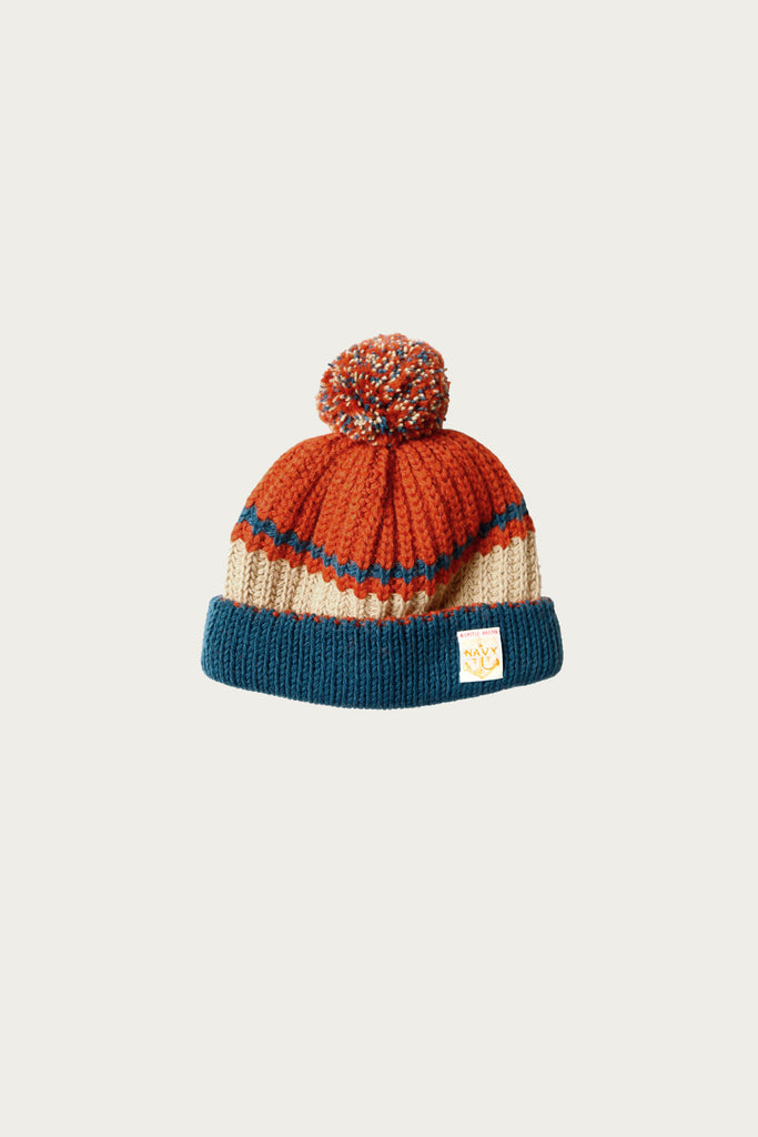 Kapital - 3G Wool Cable Knit Cap - Orange - Canoe Club