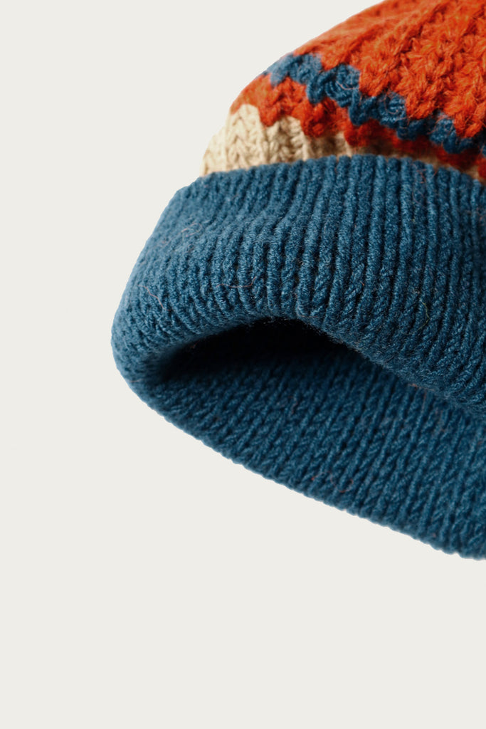 Kapital - 3G Wool Cable Knit Cap - Orange - Canoe Club