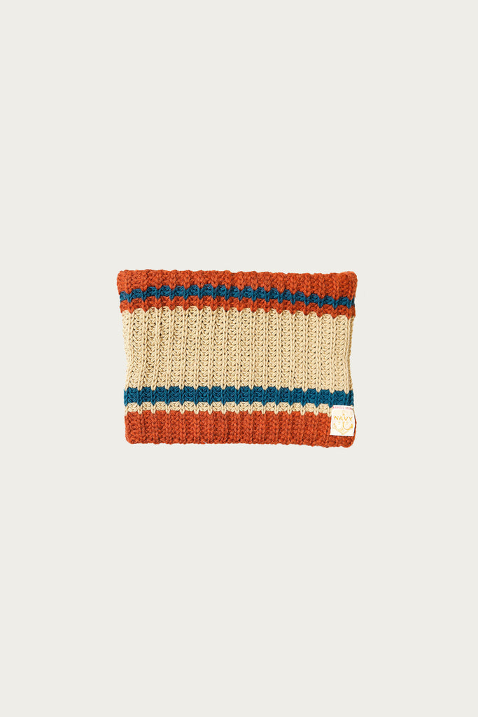 Kapital - 3G Wool Cable Snood - Orange - Canoe Club