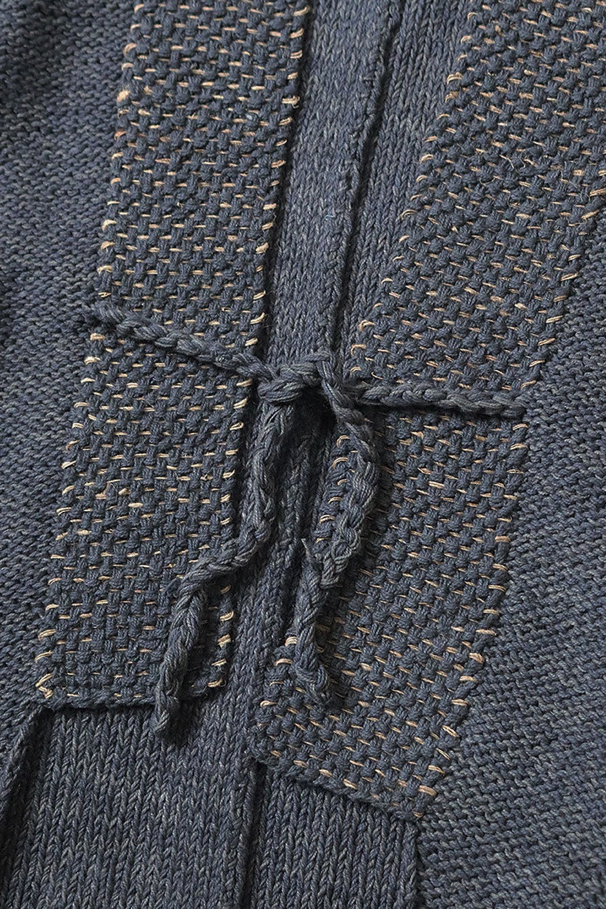 Kapital - 3G Hand Knit SPRING TUGIHAGI KESA Cardigan - Charcoal - Canoe Club