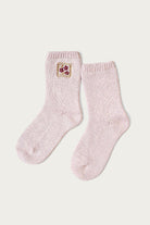 Kapital - 56 Yarns COOKIE Embroidery Socks - Pink - Canoe Club