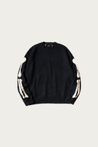 Kapital - 5G Wool BONE Crew Sweater - Black - Canoe Club