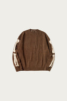 Kapital - 5G Wool BONE Crew Sweater - Brown - Canoe Club