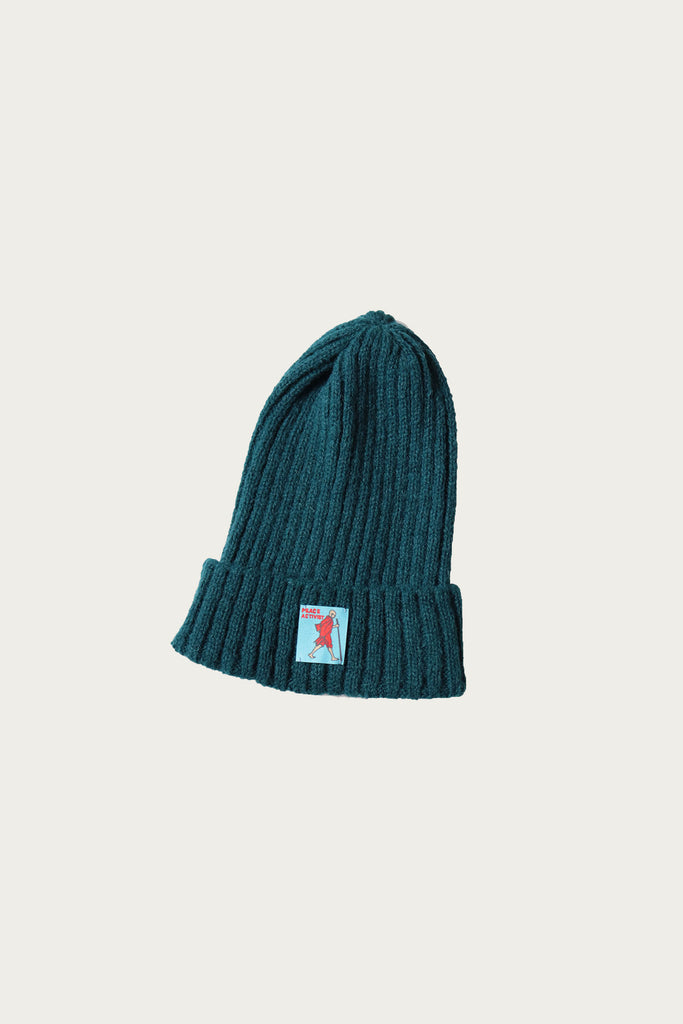 Kapital - 5G Wool Knit Cap - Turquoise - Canoe Club