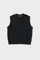 Kapital - 5G Cotton Knit BONE Vest - Black - Canoe Club