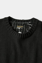 Kapital - 5G Cotton Knit BONE Vest - Black - Canoe Club
