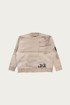Kapital - 5G Cotton Knit Crew Sweater (Memorial Paint Model) - Natural - Canoe Club