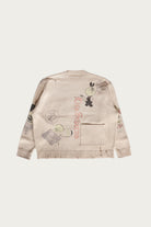 Kapital - 5G Cotton Knit Crew Sweater (Memorial Paint Model) - Natural - Canoe Club