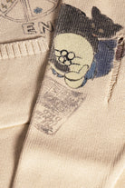 Kapital - 5G Cotton Knit Crew Sweater (Memorial Paint Model) - Natural - Canoe Club