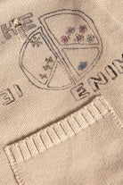 Kapital - 5G Cotton Knit Crew Sweater (Memorial Paint Model) - Natural - Canoe Club