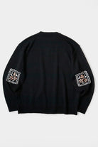 Kapital - 5G Cotton Knit PECKISH RAINBOWY Crew Sweater - Black - Canoe Club