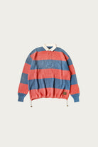 Kapital - 5G Cotton Knit RUGGER Shirt - Sax/Red - Canoe Club