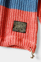 Kapital - 5G Cotton Knit RUGGER Shirt - Sax/Red - Canoe Club