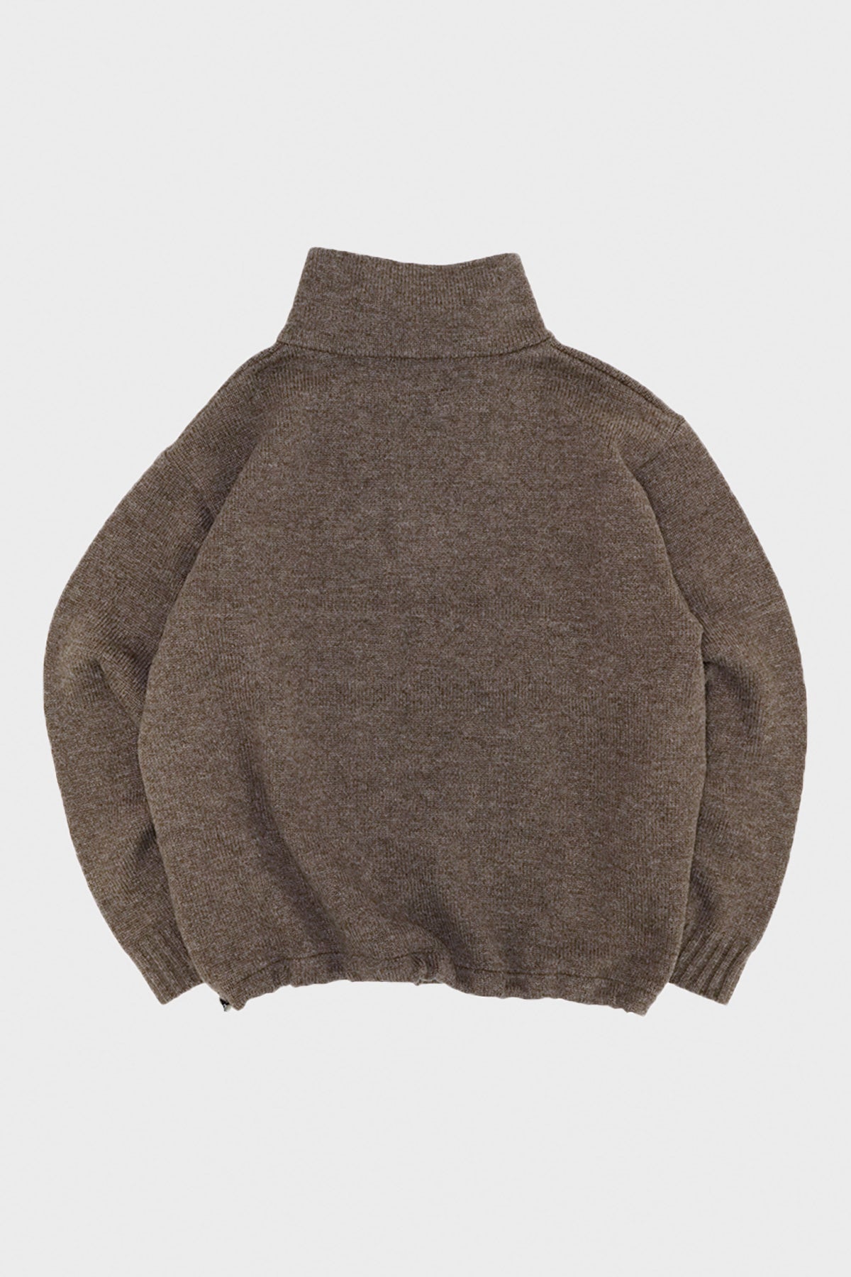 Kapital - 5G Shetland Wool Half ZIP Anorak - Brown - Canoe Club