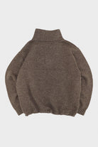 Kapital - 5G Shetland Wool Half ZIP Anorak - Brown - Canoe Club