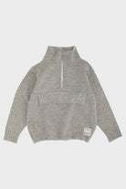 Kapital - 5G Shetland Wool Half ZIP Anorak - Gray - Canoe Club