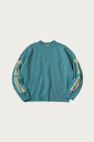 Kapital - 5G Wool BONE Crew Sweater - Sax - Canoe Club