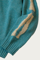 Kapital - 5G Wool BONE Crew Sweater - Sax - Canoe Club