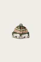 Kapital - 5G Wool WHITE BEAR Knit Cap - Green - Canoe Club