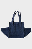 Kapital - #6 Canvas Standard Tote (L) - Navy - Canoe Club