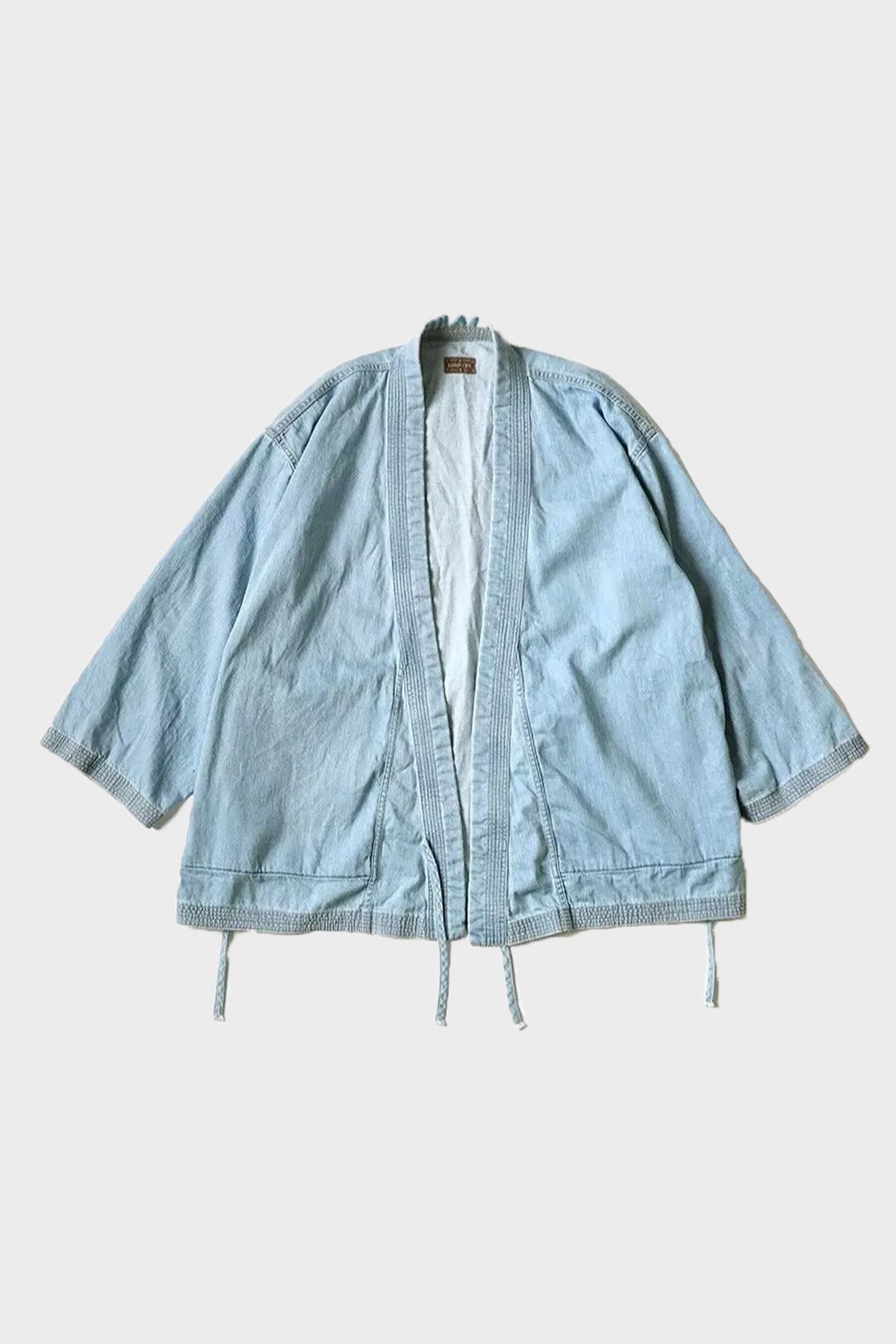 パニキャニ KAPITAL  8oz デニム KAKASHI シャツ Kapital 8oz Denim Kakashi Shirt | Light Indigo | Canoe Club