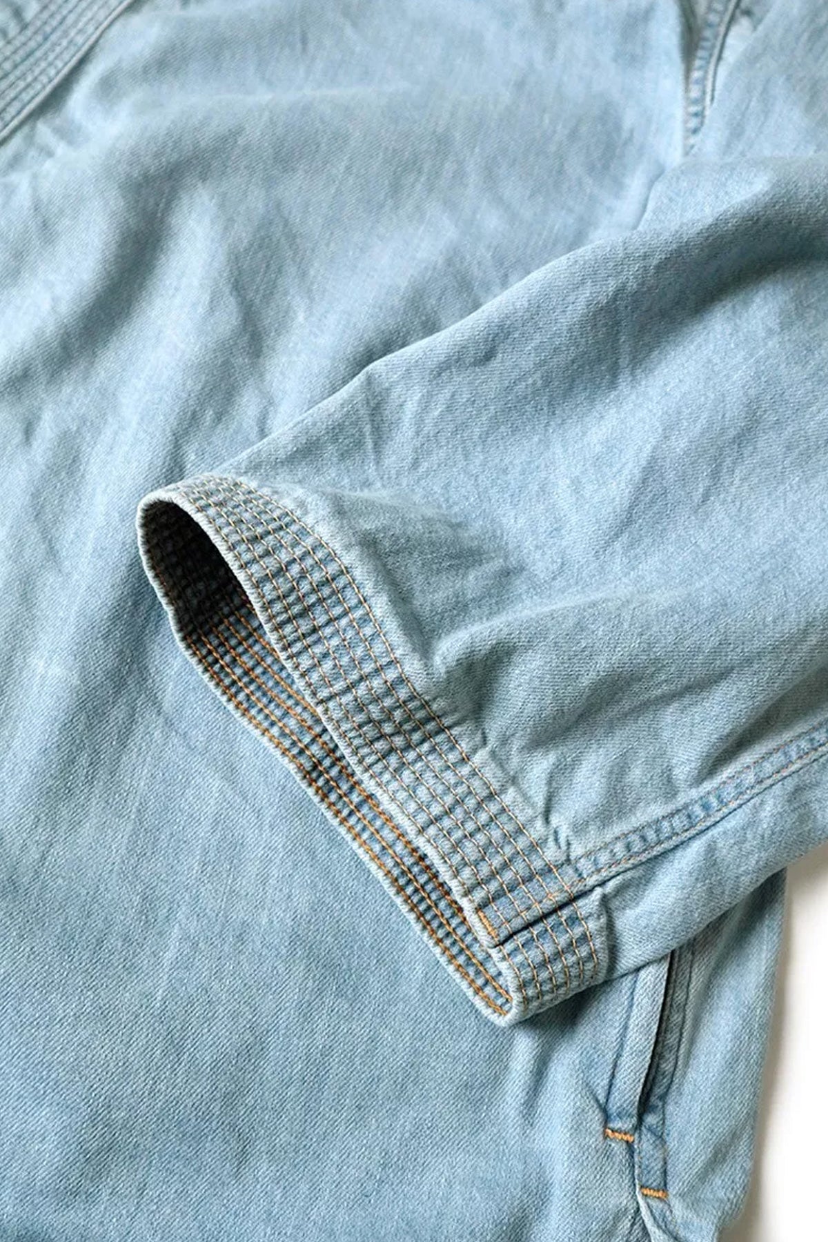 Kapital - 8oz Denim Kakashi Shirt - Light Indigo - Canoe Club