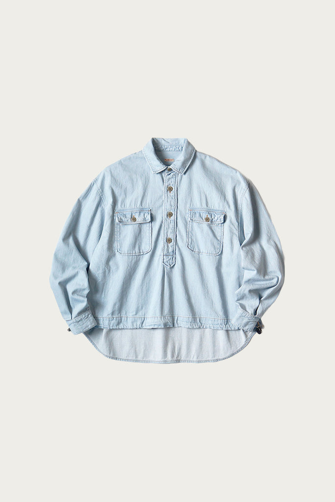 Kapital - 8oz Denim Shirt Anorak - Indigo - Canoe Club