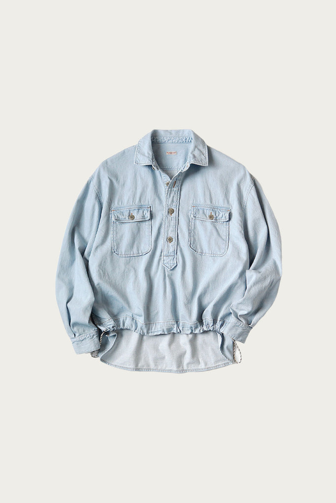 Kapital - 8oz Denim Shirt Anorak - Indigo - Canoe Club