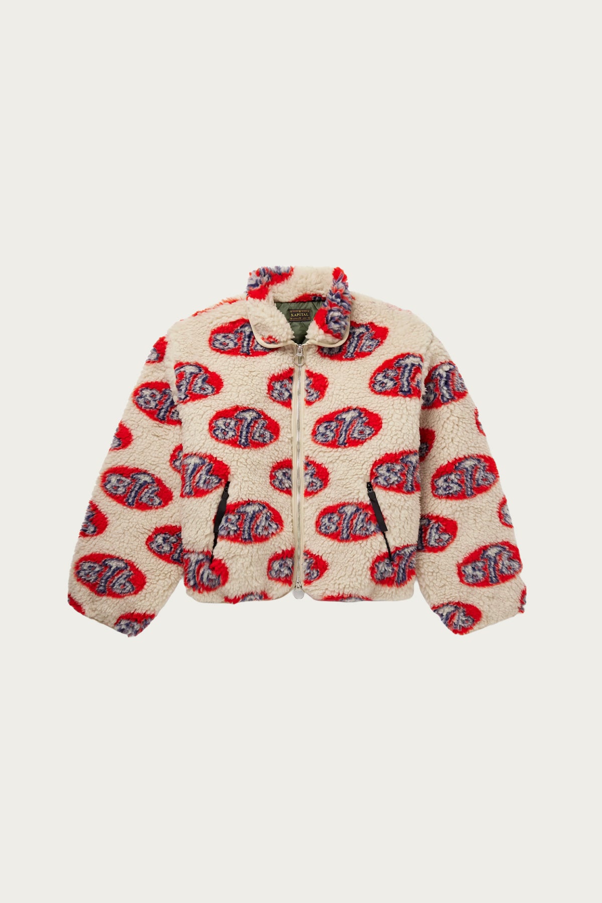 Kapital - 8T6 Boa Fleece Drizzler JKT - Natural - Canoe Club