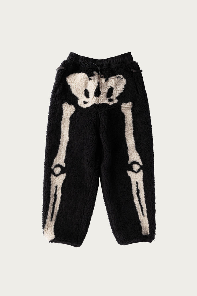 Kapital - BONE Boa Fleece Easy Pants - Black - Canoe Club