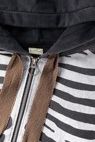 Kapital - SWT Knit DEVIL Hoodie Blouson (BONE) - Black - Canoe Club