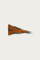 Kapital - WASHER Crinkle Silk Neckerchief (PECOS Stripe) - Khaki - Canoe Club