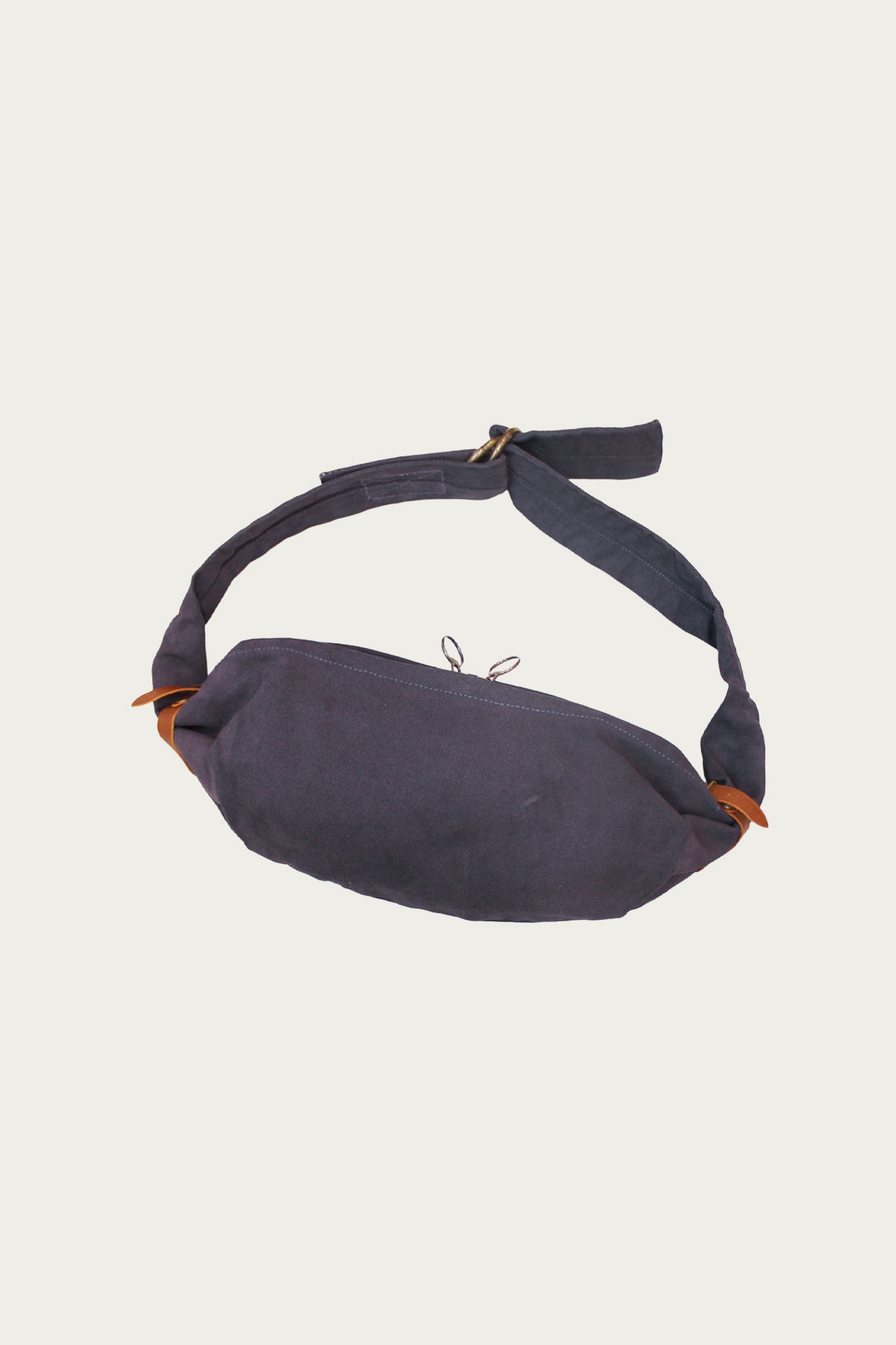 kapital スナフキン ショルダーバック Kapital #6 Canvas MORE-Little SNUFKIN Bag | Aubergine | Canoe Club