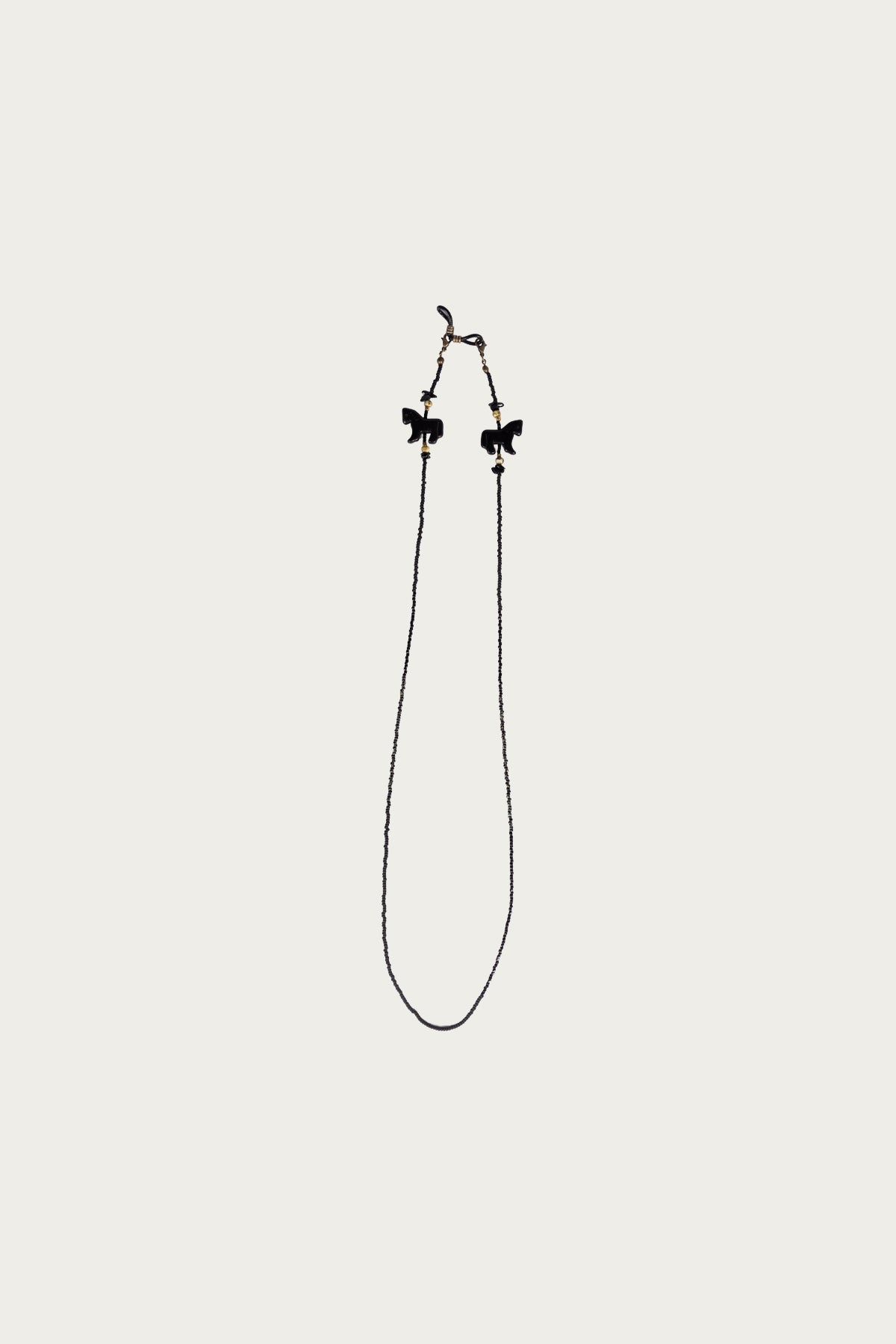 Kapital - Beads Glasses Chain (BLACK HORSE) - Black - Canoe Club