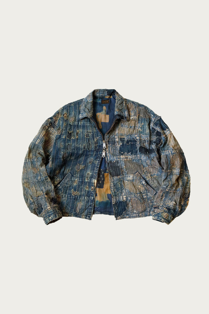 Kapital - BORO T-Back Drizzler JKT - Indigo - Canoe Club