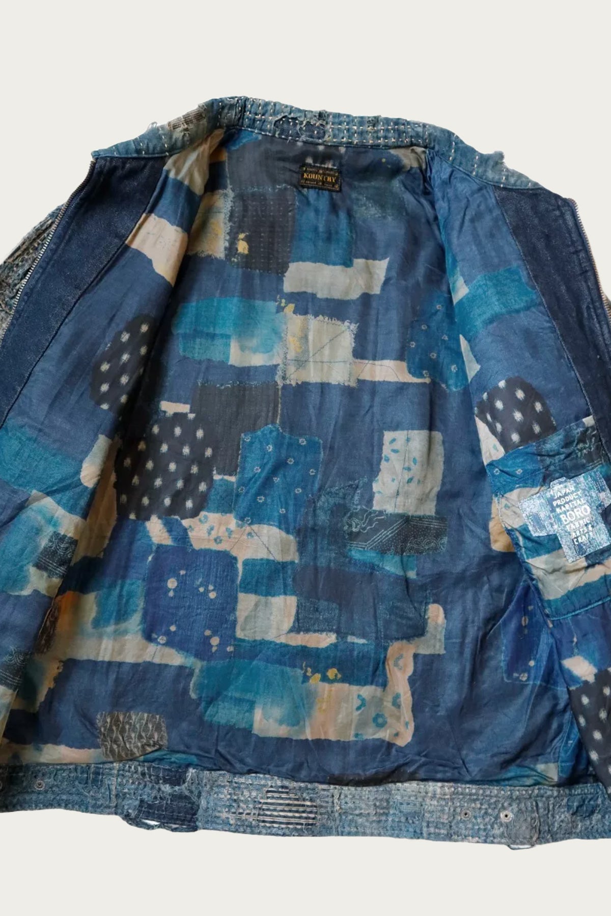 Kapital BORO ZIP UP Blouson (VIRGIN MARY) | Indigo | Canoe Club